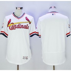 Blank Jersey St. Louis Cardinals White Collection Flex Base Cooperstown